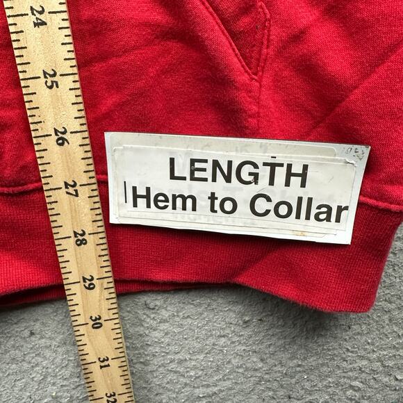 Nike Full Zip Hoodie Jacket Sweatshirt Mens Large Red 148781-648 Red Swoosh - Picture 5 of 13